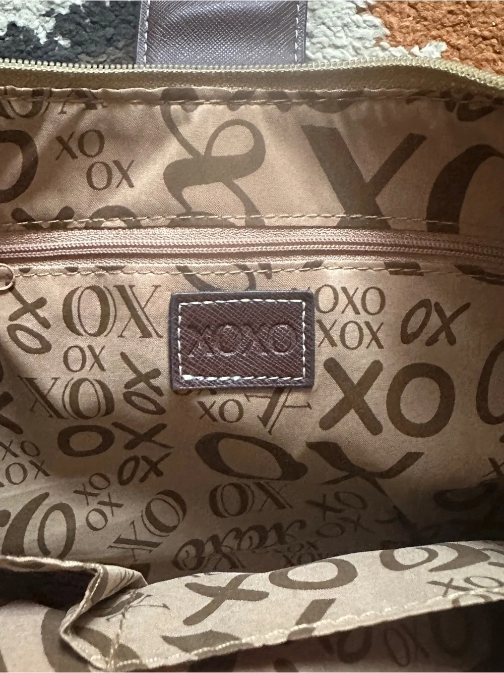 XOXO Y2K Monogram Shoulder Bag Brown